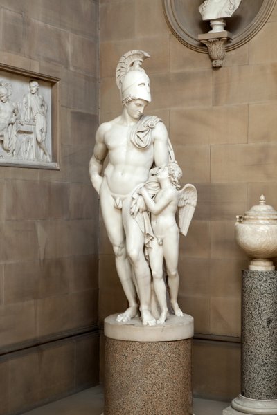 Mars restrained by Cupid by John Gibson