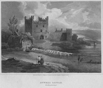 Bywell Castle, Northumberland, 1814 by John Greig