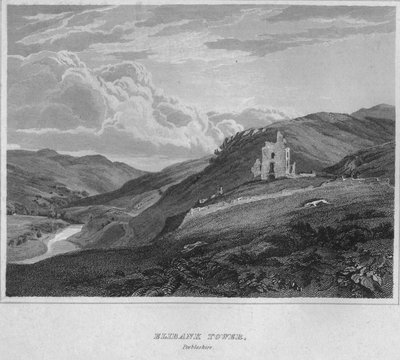 Elibank Tower, Peeblesshire by John Greig