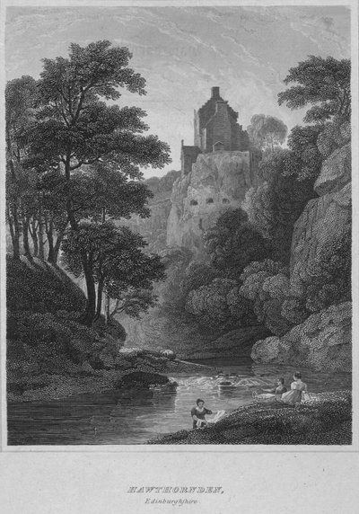 Hawthornden, Edinburghshire, 1814 by John Greig