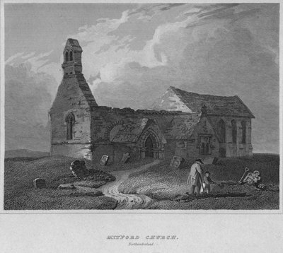 Mitford Church, Northumberland by John Greig