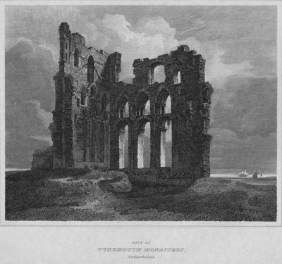 Part of Tynemouth Monastery, Northumberland by John Greig