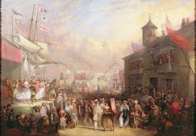 Quay Fair, 1850 by John Grenfell Moyle