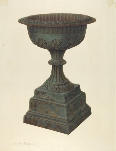 Garden Urn by John H. Tercuzzi