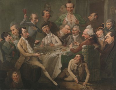 A Caricature Group by John Hamilton Mortimer