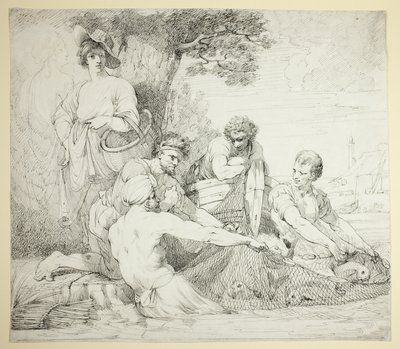 Fishermen by John Hamilton Mortimer