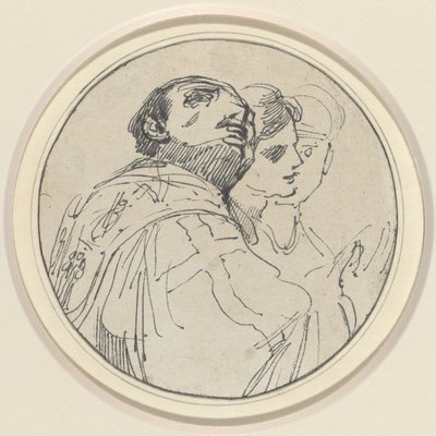 Three Oriental Heads by John Hamilton Mortimer