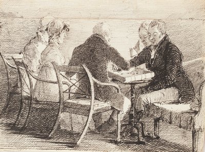 Backgammon, 1808 by John Harden