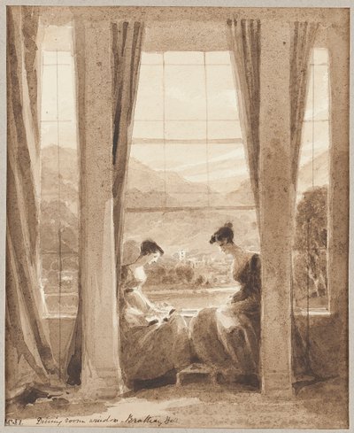 Drawing Room Windows, Brathay Hall by John Harden