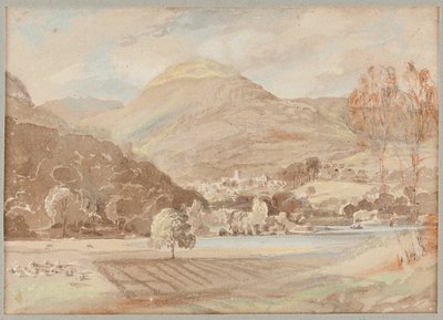 Fields Outside Brathay, 1812 by John Harden