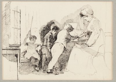 Jessy, Robert, Joseph and Sophie, 1818 by John Harden