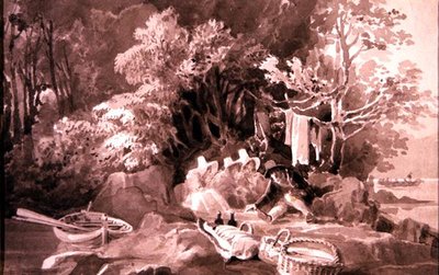 Picnic on Lake Windermere by John Harden