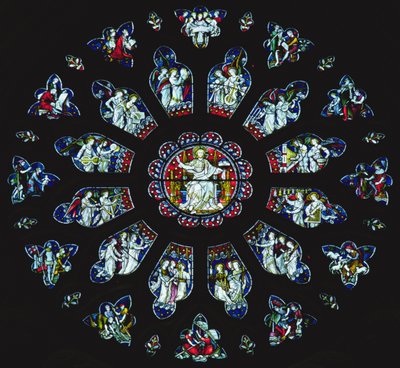 West rose window by John Hardman
