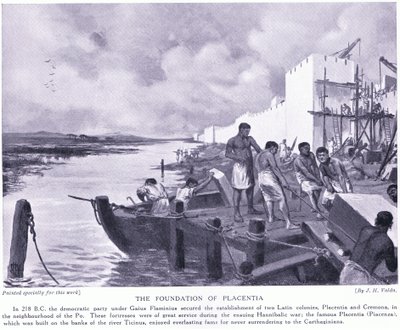 The foundation of Placentia 218BC by John Harris Valda