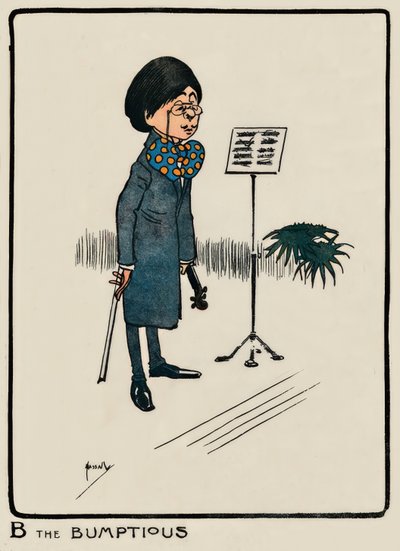 B the Bumptious by J. Hassall, Drawing, 1903 by John Hassall