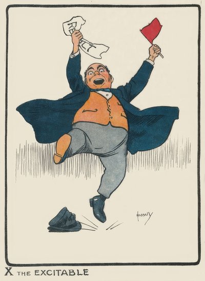 X the Excitable / J. Hassall / Drawing, 1903 by John Hassall