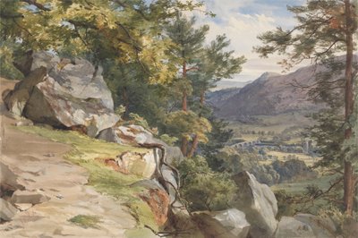 View from Craig-y-Barns, Dunkeld, Looking South by John Henry Mole