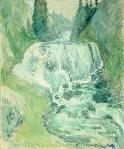 Cascades Waterfall by John Henry Twachtman