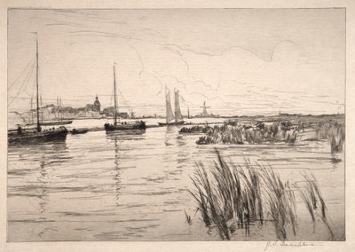 Holland Dykes by John Henry Twachtman