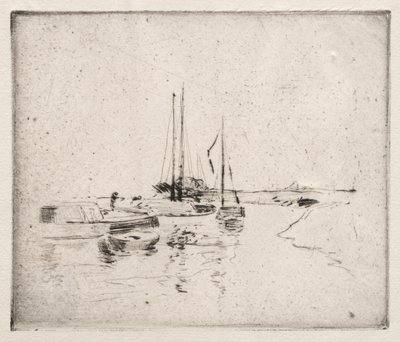 Near Dordrecht by John Henry Twachtman