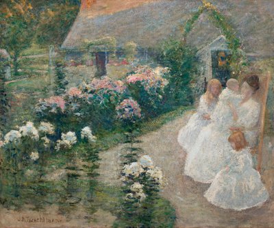 On the Terrace by John Henry Twachtman