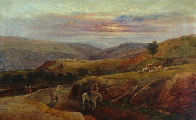 Burnley Valley from Crofts Stone by John Holland