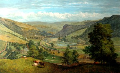 Todmorden Valley from Charlestown, 1860 by John Holland