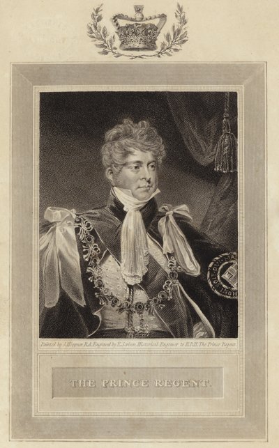 The Prince Regent, future George IV by John Hoppner