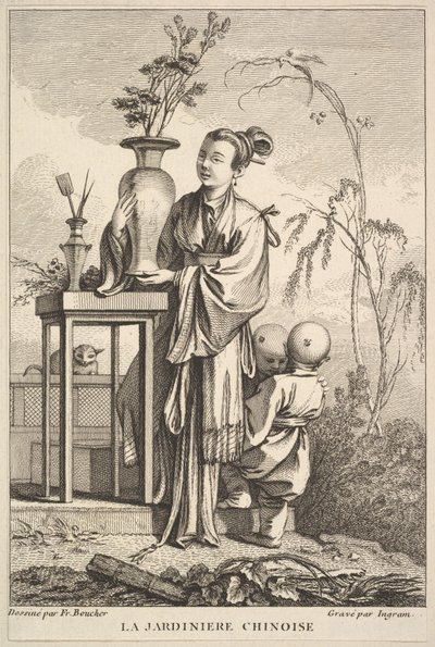 The Chinese Gardener, 1741-63 by John Ingram