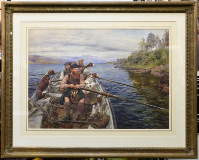 Rowing to the Moor by John Isaac Richardson
