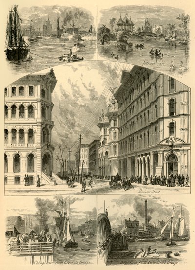 Scenes in Chicago by John J. Harley
