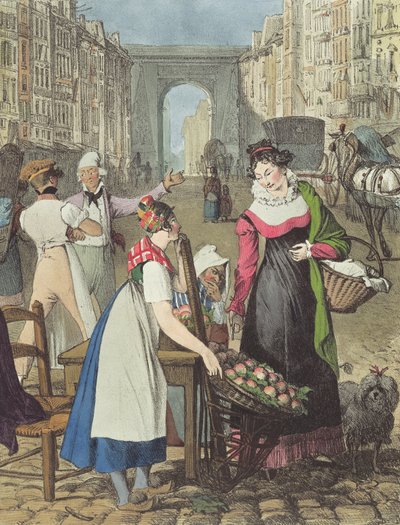 The Little Fruitseller, 1822 by John James Chalon