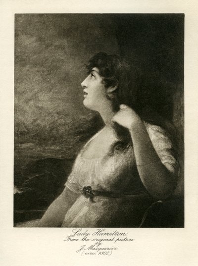 Emma Lady Hamilton by John James Masquerier