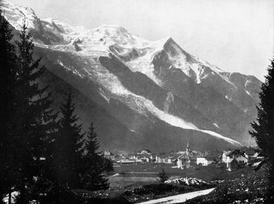 Mont Blanc from Switzerland by John L. Stoddard
