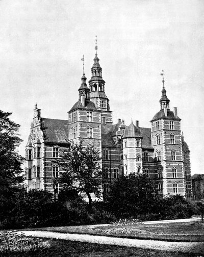 Rosenborg Palace, Copenhagen, Denmark, 1893 by John L. Stoddard