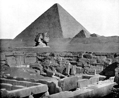 The Pyramids and Sphinx, Egypt, 1893 by John L. Stoddard