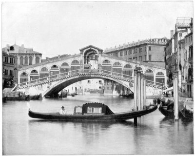 The Rialto, Venice, late 19th century by John L. Stoddard