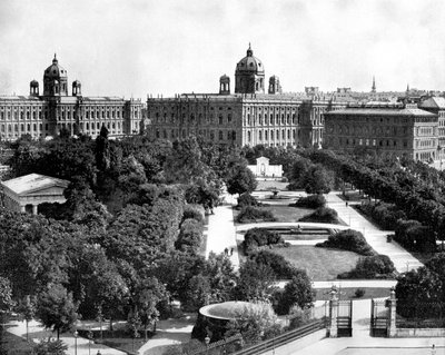 Volksgarten and Theseum, Vienna, Austria by John L. Stoddard