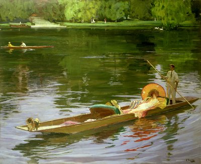 Boating Scene at Maidenhead by John Lavery