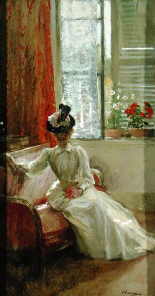 Interior: A Lady by John Lavery