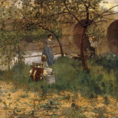 On the Loing by John Lavery