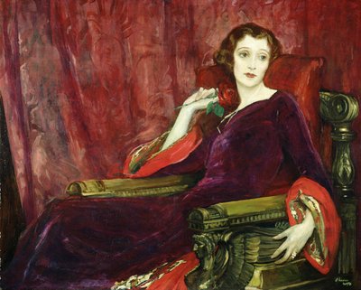 The Red Rose, 1923 by John Lavery
