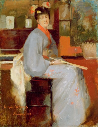 Woman in Japanese Dress, 1883 by John Lavery