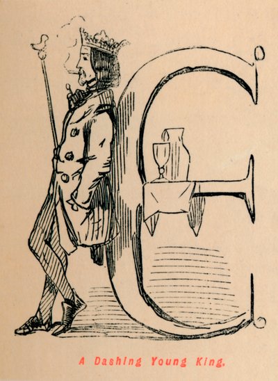 A Dashing Young King by John Leech