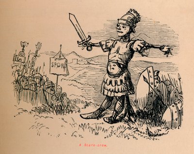 A Scarecrow by John Leech