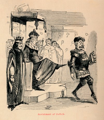Banishment of Suffolk by John Leech