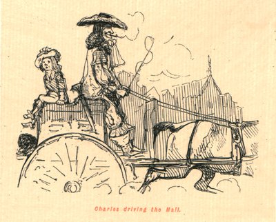 Charles driving the Mall, 1897 by John Leech