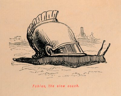 Fabius, the slow coach, 1852 by John Leech