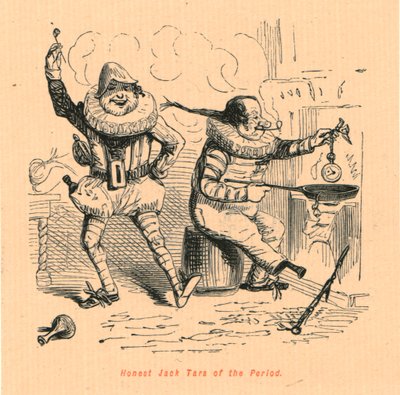 Honest Jack Tars of the Period by John Leech