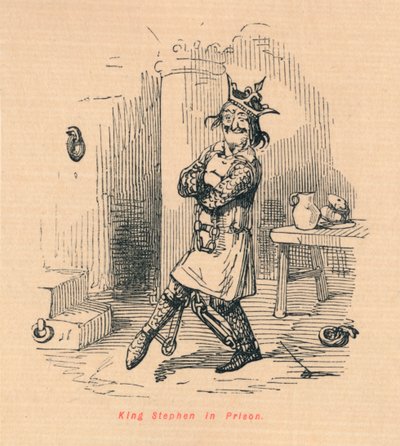 King Stephen in Prison by John Leech